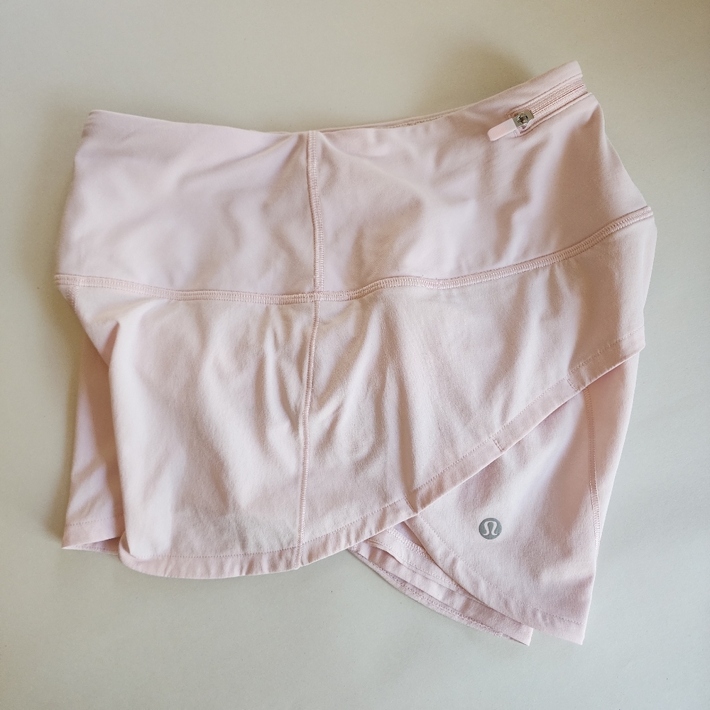 Lululemon Speed Up High-Rise Lined Short 2.5" Flush Pink Active Shorts - Picture 13 of 16